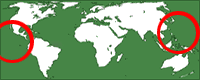 Oceanos Pacífico e Atlântico